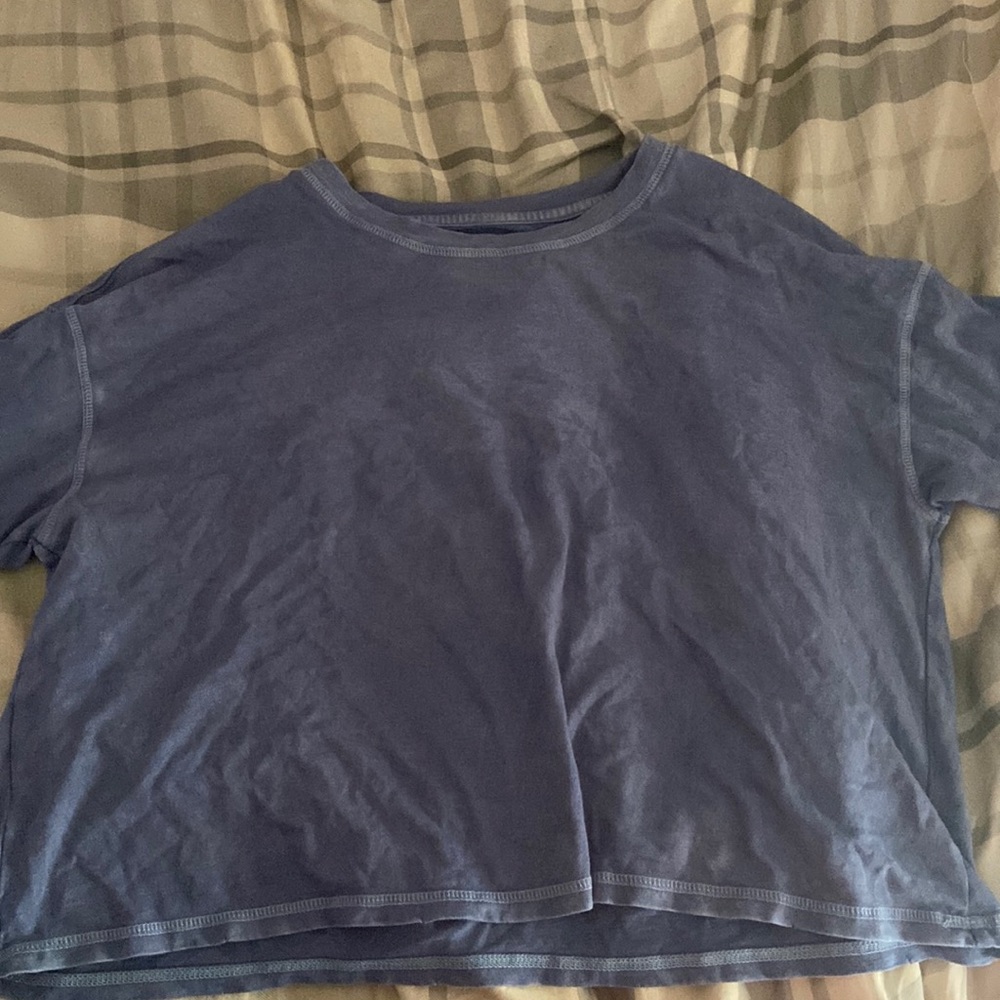 cropped distressed boyfriend t from Aerie